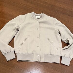 ❌SOLD❌Wilfred Light Grey Bomber Jacket